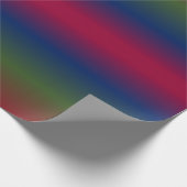 Papier Cadeau Arc en ciel foncé (Coin)