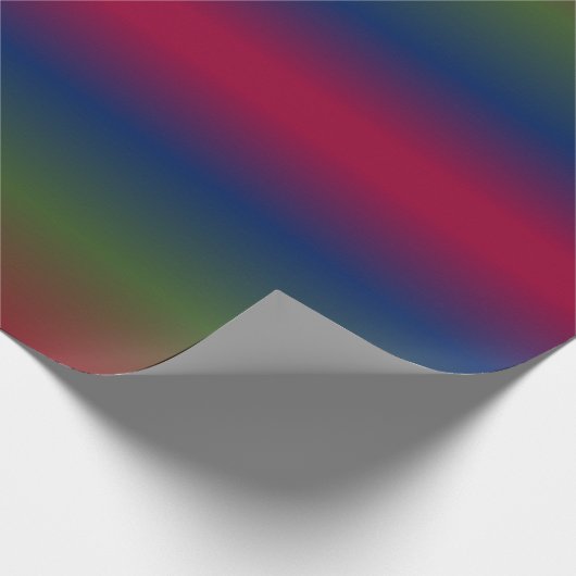 Papier Cadeau Arc en ciel foncé (Coin)