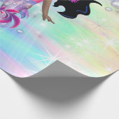 Papier Cadeau Arc-en-ciel magique, Sirènes pour bébés (Coin)