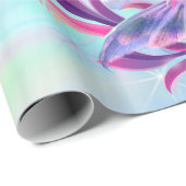 Papier Cadeau Arc-en-ciel magique, Sirènes pour bébés (Coin rond)