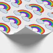 Papier Cadeau Arc-en-ciel mignon (Coin)