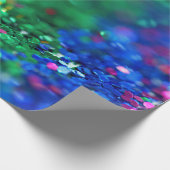 Papier Cadeau arc-en-ciel parties scintillant (Coin)