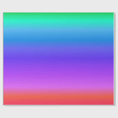 Papier Cadeau Arc-en-ciel Pastel lumineux (Plat)