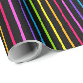 Papier cadeau Arc-en-ciel rayé 8.2 (Coin rond)
