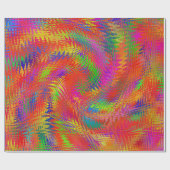 Papier Cadeau Arc-en-ciel tissé (Plat)