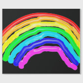 Papier Cadeau Arc-en tiré (Plat)