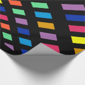 Papier Cadeau Arc numérique coloré (Coin)