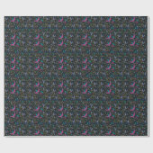 Papier Cadeau Arcade Galactique des 90 (Plat)
