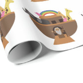 Papier Cadeau Arche de Noahs (Coin rond)
