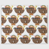 Papier Cadeau Arche de Noé (Plat)