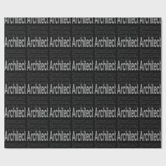 Papier Cadeau Architect-Equateur (Plat)