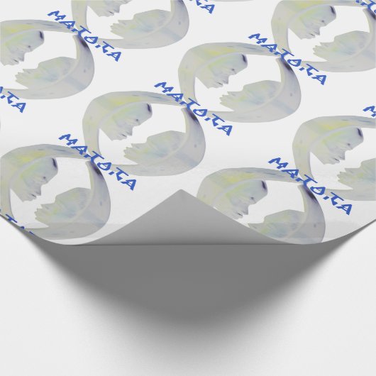 Papier Cadeau Architecture africaine Hakuna Matata (Coin)