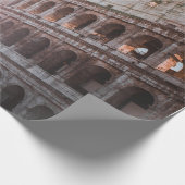 Papier Cadeau Architecture antique Rome coucher de soleil ville (Coin)