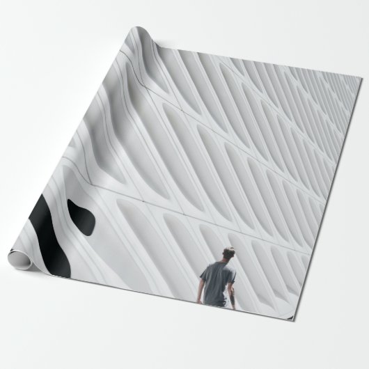 Papier Cadeau Architecture créative de l'homme blanc (Déroulé)