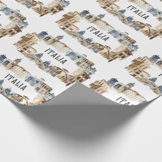 Papier Cadeau Architecture en Italie (Coin)