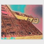 Papier Cadeau Architecture en Italie (Plat)
