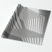 Papier Cadeau Architecture futuriste Abstraite arrière - plan 3d (Déroulé)