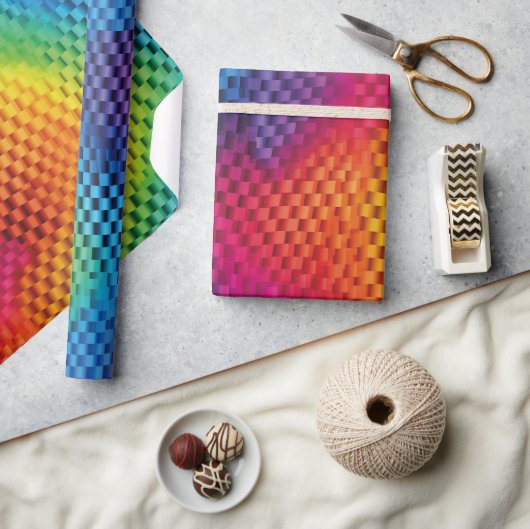 Papier Cadeau Arcoíris geometría de color (Artisanat)