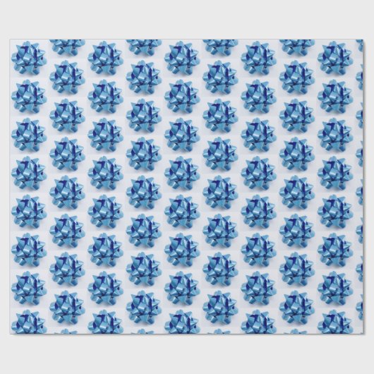 Papier Cadeau Arcs bleus (Plat)