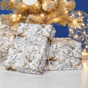 Papier Cadeau Arcs de Noël en pain d'épice à la crème