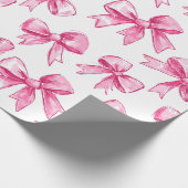 Papier Cadeau Arcs roses Rubans (Coin)