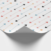 Papier Cadeau Arcs tribaux motif partie envelopper (Coin)