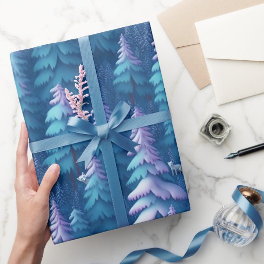 Papier Cadeau Arctic Fox Wonderland (Cadeaux)