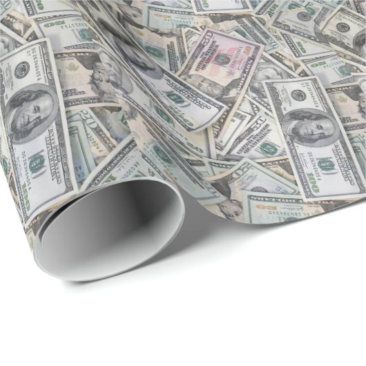 Papier Cadeau argent (Coin rond)