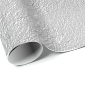 Papier Cadeau Argent déchiré (Coin rond)