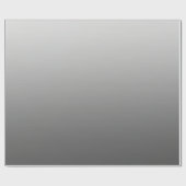 Papier Cadeau Argent élégant de gradient (Plat)
