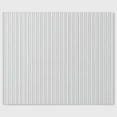 Papier Cadeau Argent et blanc (Plat)