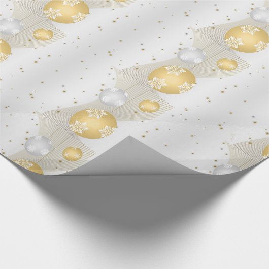 Papier Cadeau Argent et or (Coin)