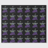 Papier Cadeau Argent Stupéfiant (Plat)