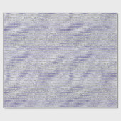 Papier Cadeau Argent violet rayures de Parties scintillant (Plat)