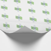 Papier Cadeau argent volant émoji (Coin)