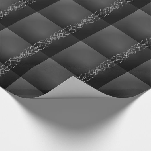 Papier Cadeau Argentée (Coin)