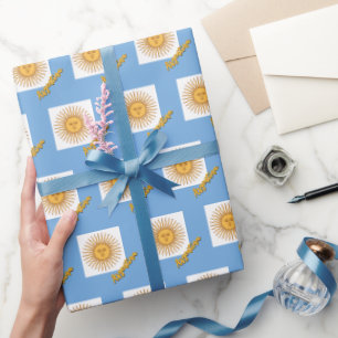 Papier Cadeau Argentina Wrapping Paper, Argentine