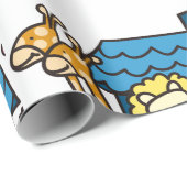 Papier Cadeau Ark de Noé (Coin rond)