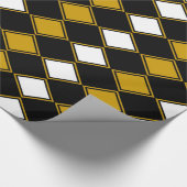 Papier Cadeau Arlequin doré (Coin)