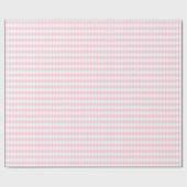 Papier Cadeau Arlequin rose pâle et blanc moyen (Plat)