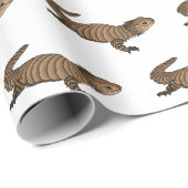 Papier Cadeau Armadillo girdled lizard (Coin rond)