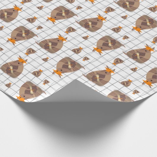 Papier Cadeau Armadillo Orange Texas Graduate (Coin)