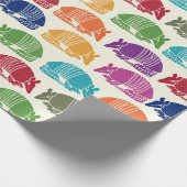 Papier Cadeau Armadillos coloré à motifs (Coin)