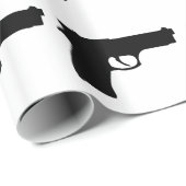 Papier Cadeau Arme à feu (Coin rond)