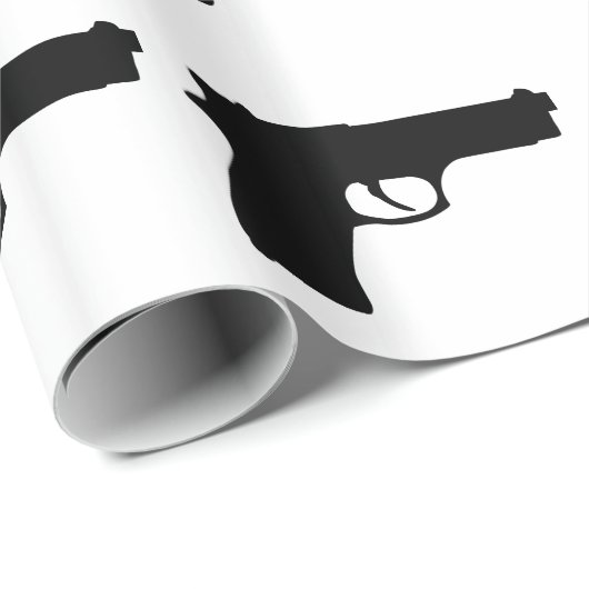 Papier Cadeau Arme à feu (Coin rond)