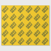 PAPIER CADEAU ARMÉE BRAT (Plat)