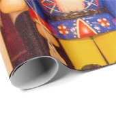 Papier Cadeau Armée des casse-noix de Noël (Coin rond)