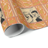 Papier Cadeau Arménien Dit Envelopper Le Papier (Coin rond)