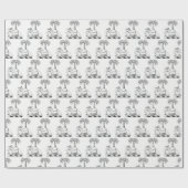 Papier Cadeau Armoiries de Preppy Heraldic Camel Palm Tree (Plat)