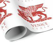 Papier Cadeau Armoiries de Venise (Coin rond)